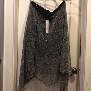 sheer asymmetrical skirt